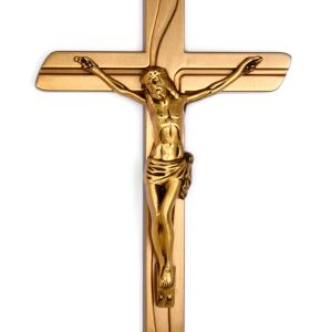 Kríž s ježišom – bronz