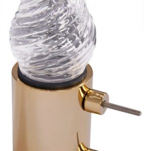 Lampa elektrická, ťažký antikor – nástenná – Zlato
